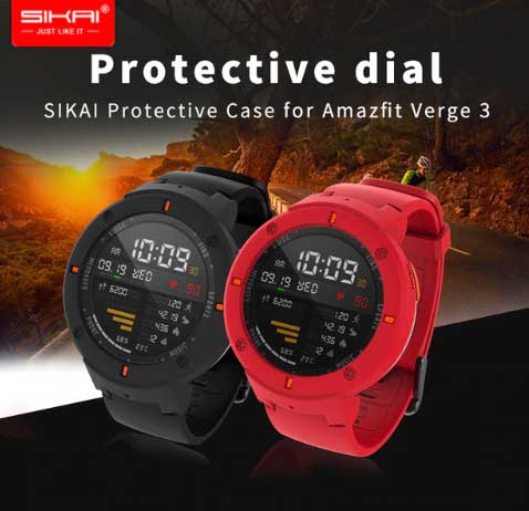 Amazfit Verge Displayschutzfolie, Bumper Case und Straps