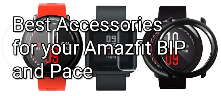 Bestes Zubehör Amazfit BIP – Amazfit Pace, Displayschutzfolie, Riemen
