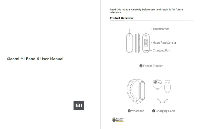 [PDF] Xiaomi Mi Band 6 Benutzerhandbuch herunterladen (englische Sprache)