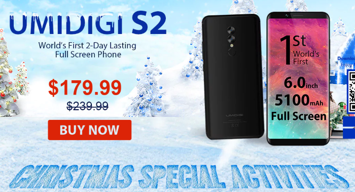 Weltweiter Verkauf von UMIDIGI 2 und S2 Pro Smartphones [Gutscheincode im Inneren]
