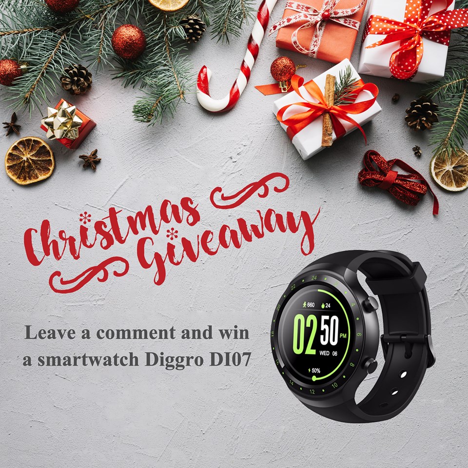 Diggro Di07 Smartwatch-Werbegeschenk zu Weihnachten!