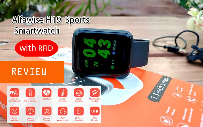 [Rezension] Alfawise H19 RFID Sport-Smartwatch