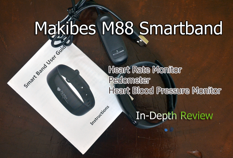 [Rezension] Makibes M88 Smartband – Blutdruckmessgerät Fitnessband