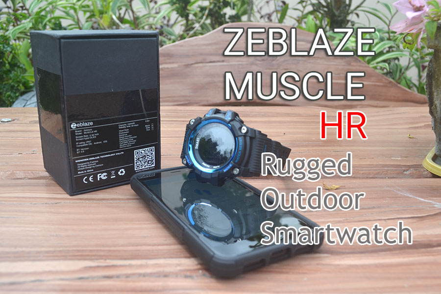 [Rezension] Zeblaze Muscle HR – Robuste Outdoor-Smartwatch mit Pulsmesser