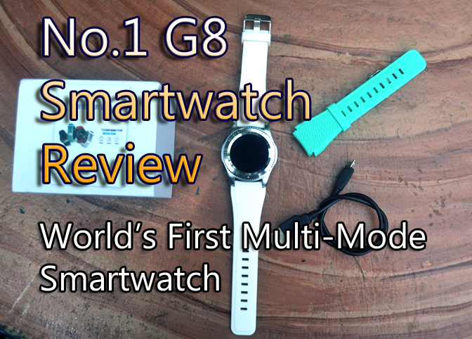 [Rezension]No.1 G8 Smartwatch – Eine Multi-Mode-Smartwatch