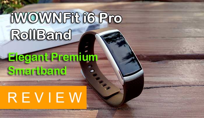 iWOWNFit i6 Pro RollBand – Elegantes Premium Smartband