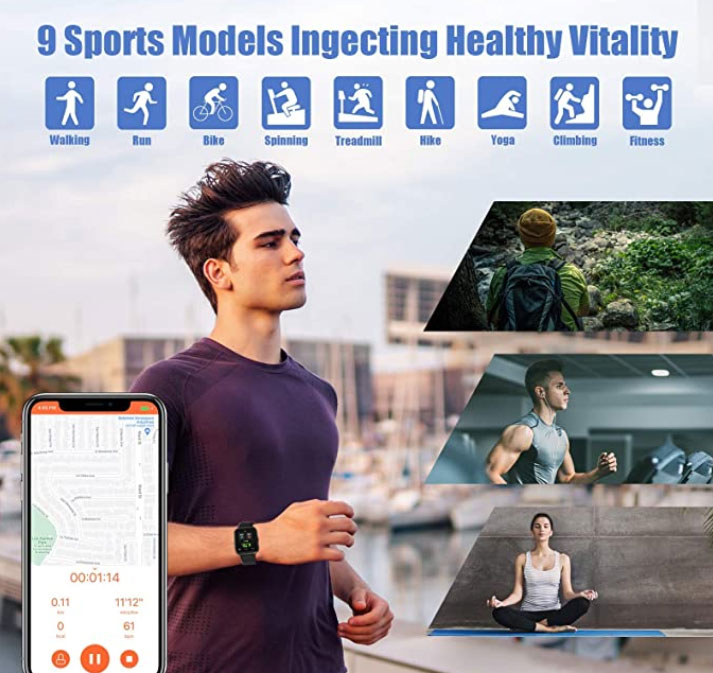 AIKELA Smart Watch – eine modische Fitness-Smartwatch