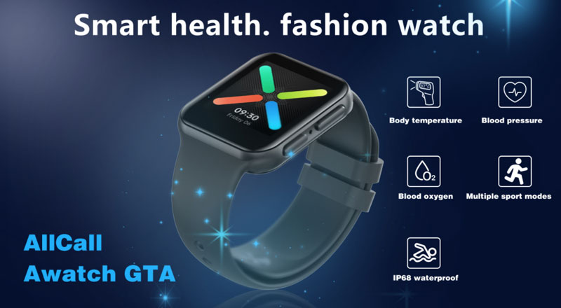 AllCall Watch GTA Smartwatch – Leicht und trendig