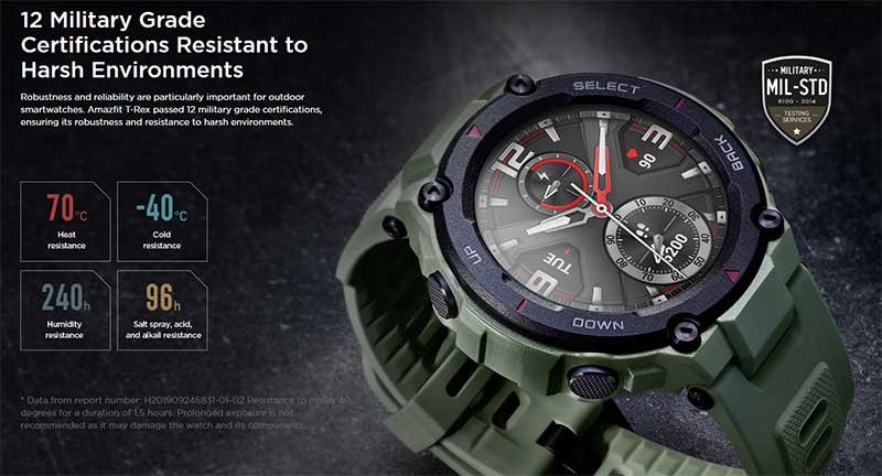 Amazfit T-Rex Smartwatch – Sie ist mit Sicherheit robust!