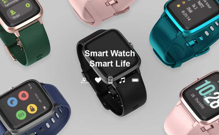 Anbes Smart Watch – Leichtes, sportliches Fitness Wearable