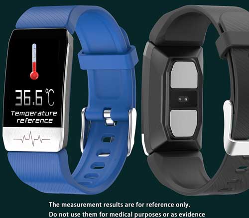 Bakeey T1 Smartband – Mit Thermometer und EKG-Sensor
