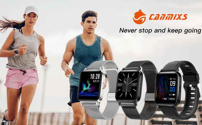 CanMixs Smartwatch Modell ZX08 – Elegante, modische Smartwatch