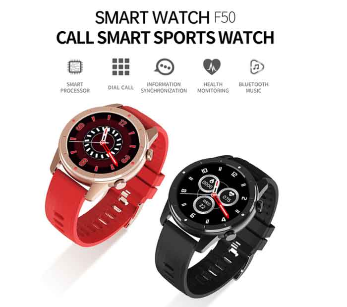 F50 Smartwatch – edel, sportlich tragbar, erste Bewertung dieser Smartwatch