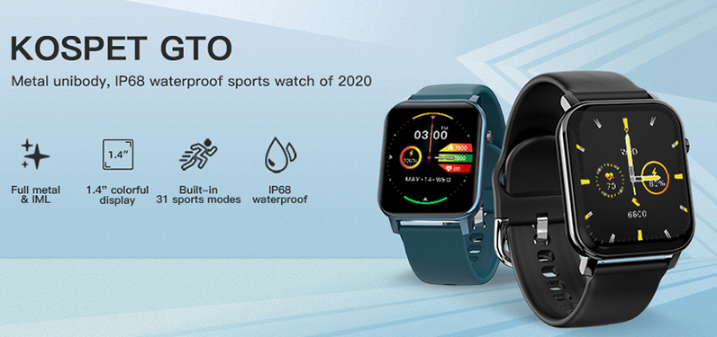 Kospet GTO Smartwatch – Überprüfung der Funktionen