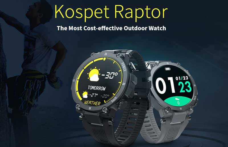 Kospet Raptor Outdoor Smartwatch – Funktionsüberblick