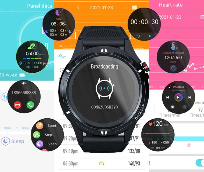 LOKMAT-Comet-3-Smartwatch-Funktionen
