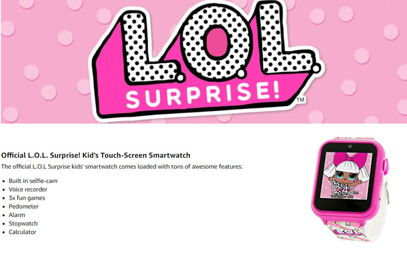LOL Surprise Smartwatch – Überprüfung der Funktionen