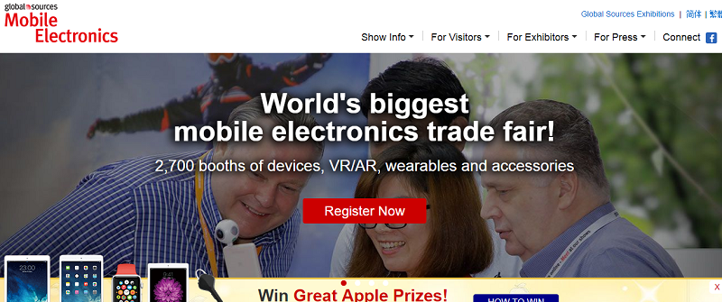 Microwear wird auf der Global Sources Electronics Exhibition 2017 live sein