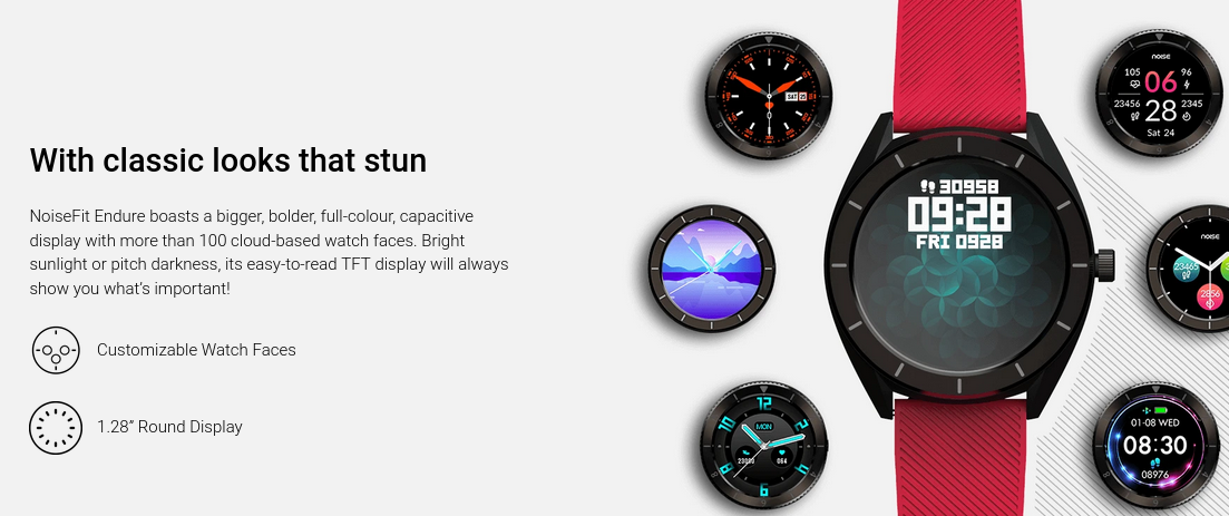 NoiseFit Endure Smartwatch – Klassiker mit robuster Haptik