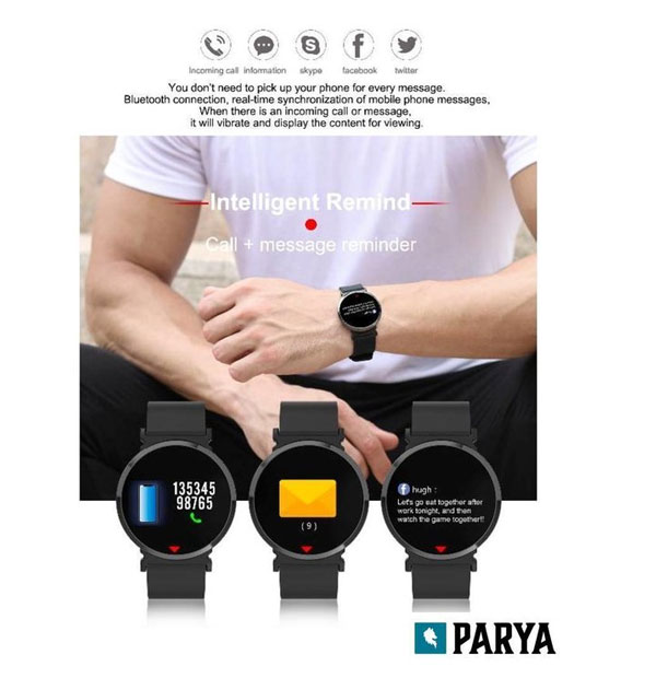 Parya Smartwatch PP69-Modell – Überprüfung der Funktionen