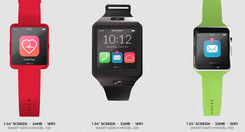 Slide Smartwatch -Einfach, sportlich, leicht tragbar