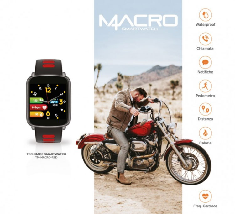 Techmade-Smartwatch-Makro-Modell