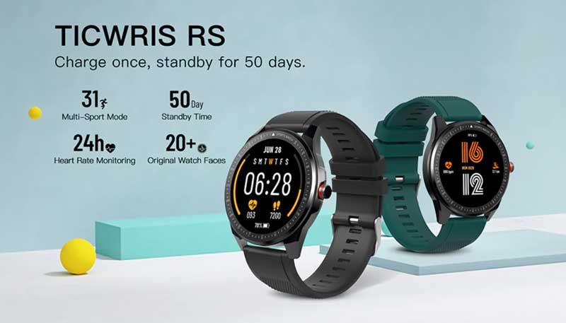 TicWris RS – Funktionsüberblick 50 Tage Standby-Zeit!