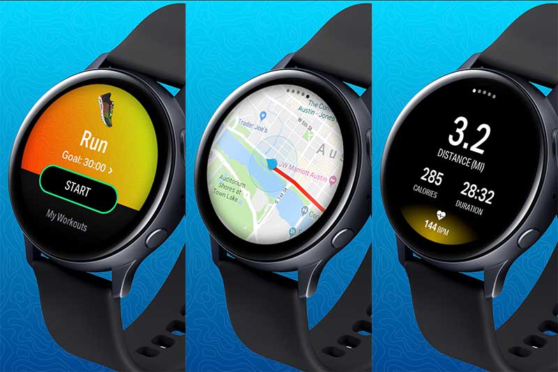 mapmyrun für Galaxy Watch aktiv 2