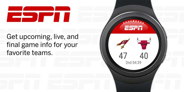 ESPN-App für Galaxy Watch Active 2
