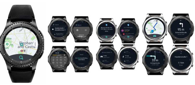 HERE WeGo-App für Galaxy Watch Active
