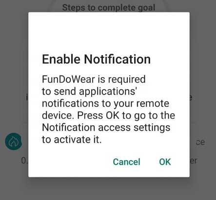 Fundo Wear-Benachrichtigung