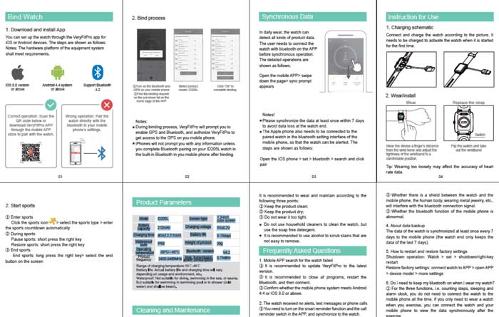 [PDF] Lintelek Smartwatch Benutzerhandbuch herunterladen (Modell ID205L)