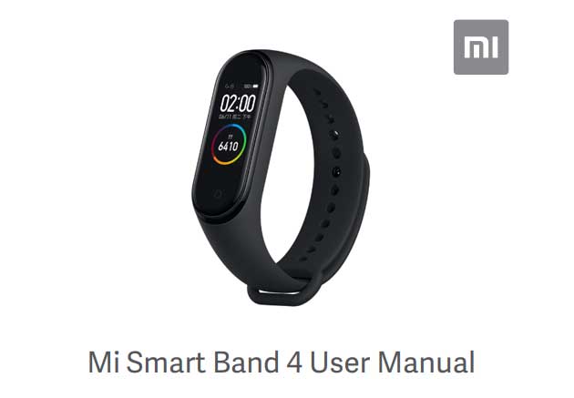 [PDF] Xiaomi Mi Band 4 Benutzerhandbuch Tipps und Tricks zur Fehlerbehebung