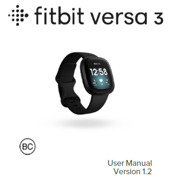 [PDF]Fitbit Versa 3 Bedienungsanleitung herunterladen