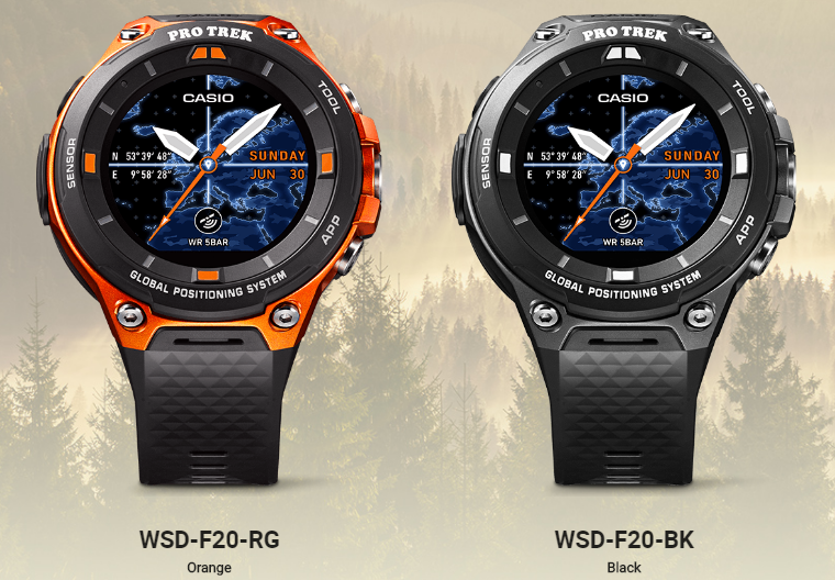 Casio WSD-F20 Smartwatch fügt GPS-Funktionalität hinzu