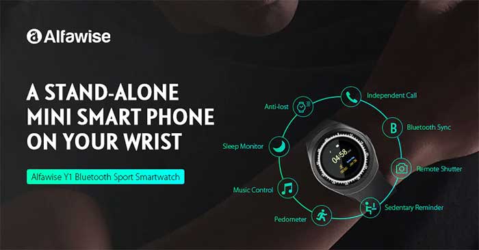 Alfawise Y1 696 Bluetooth Sport Smartwatch – Gutscheincode