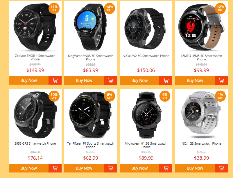 Beste Smartwatch und Smartphones bei Gearbest Mid-Year Deal 2018 !!