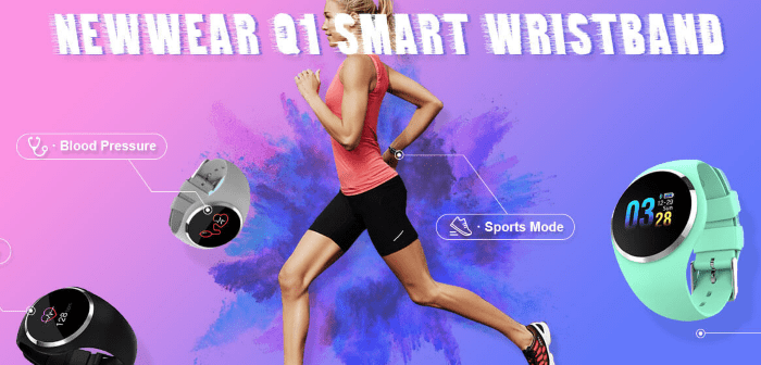 NewWear Q1 Smartwatch Snap Up + Gratis Bestellgeschenk