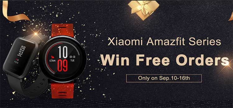 Holen Sie sich eine neue Amazfit Smartwatch und gewinnen Sie KOSTENLOSE Bestellungen